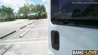 20 y/o Fucks on The Bus Lana Mars