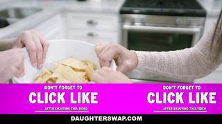 Domino Daughter Dick Down Brooklyn Gray and Cleo Clementine Daughter Swap