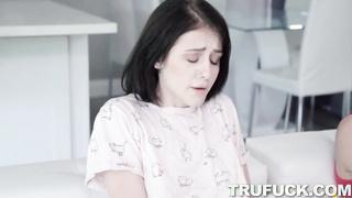 Her Strange Addiction Uncontrollable Orgasms - Rosalyn Sphinx & Lucas Frost Nubiles ET