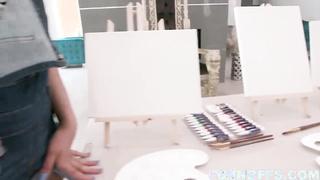 color me bad Besties Allie Addison, Jewelz Blue and Lily Glee BFFS Teamskeet HD