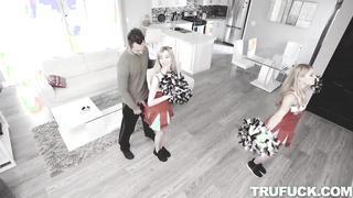 Cheer Tryouts with Mackenzie Moss and Nikki Peach in StepSiblingsCaught Aug 6, 2019