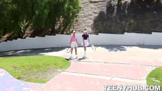 Stepsister Tennis Sex Allie Nicole and Athena Faris in Step Siblings Teamskeet HD