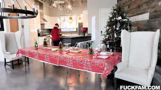 Christmas Family Orgy Charlotte Sins And Summer Hart - Family Strokes HD