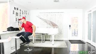 Young Vixen Freya Von Doom In Cute Poke Man Pajamas Gets Fucked Balls Deep