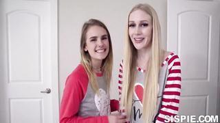 Step Sibling Valentines Day Club Emma Starletto, Natalie Knight & Codey Steele - Bratty Sis Hd