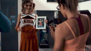 Juggy MILF Cory Chase Teaches Teeny Cheerleader Mackenzie Moss How To Sex