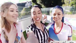 Scoring For Captain Mackenzie Moss, Jewelz Blu, Vanessa Sky - BFFS HD