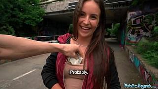 (Lenna Ross, Martin Gun, Erik Everhard) Paid to Watch Now Suck and Fuck Me - Public Agent December 14, 2020