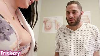 Angela White Is A Hot Doctor That Cures Her Patient's Erectile Dysfunction - Bang (2019)