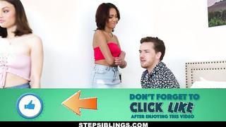 Liv Wild and London Tisdale - Stepbrother Dick Pic Drama - Step Siblings