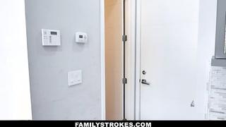 Gabriela Lopez and Mckenzie Lee StepMom's Attention - Family Strokes Hd