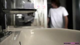 ( Aiden Ashley, Lily Larimar, Jay Romero) My Stepmom Wants To Join In (2021)  - Moms Teach Sex