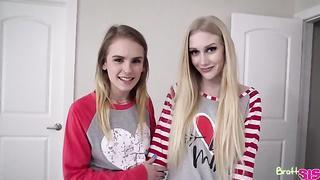 (Emma Starletto, Natalie Knight, Codey Steele) Step Sibling Valentines Day Club (2020) - Bratty Sis