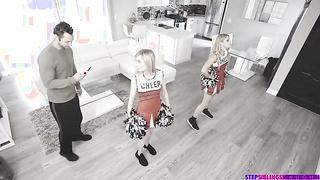 Cheer Tryouts (2019) featuring Mackenzie Moss, Nikki Peach, & Brad Sterling - Step Siblings Caught