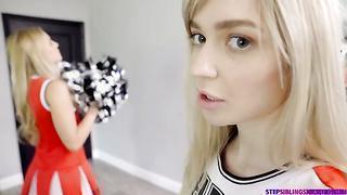 Cheer Tryouts (2019) featuring Mackenzie Moss, Nikki Peach, & Brad Sterling - Step Siblings Caught