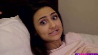 (Eliza Ibarra, Justin Hunt) Sister Gets Off (2018) - Step Siblings Caught