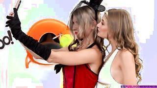 What Happened On Halloween (2020) - Gina Gerson, Tiffany Tatum, Nikki Nuttz - Step Siblings Caught