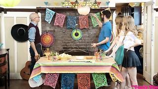 Cinco De Pie O (2018) featuring Anya Olsen, Samantha Hayes & Logan Long - My Family Pies