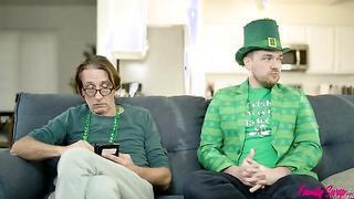 St Patricks Day With My Swap Family Gets Sexual (2021) with Angel Youngs, Katie Monroe, Kyle Mason and Steve Holmes - Family Swap XXX