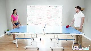 Strip Pong With My Step Sis (2020) featuring Angelica Cruz & Kyle Mason - Princess Cum