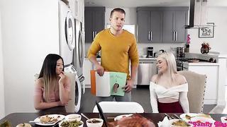 Stepbrother Is Thankful For His Penis featuring  Haley Spades and Lulu Chu - My Family Pies Nov 21, 2021