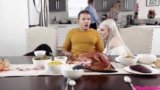 Stepbrother Is Thankful For His Penis featuring  Haley Spades and Lulu Chu - My Family Pies Nov 21, 2021