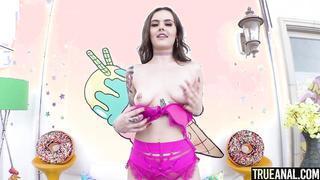 Brunette Teen Hooker Bree Star Does Cowgirl Anal Riding For Deep Creaming Anal Creampie - True Anal HD