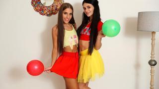 (Eveline Dellai, Kate Rich) Girls Get Wild (2019) - Petite HD Porn