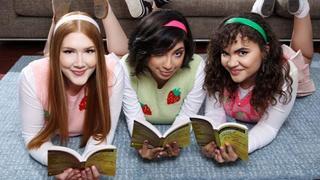 Words That Cum Alive with Naudi Nala , Harper Red and Ozzy SparX - BFFS