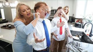 Home Run at Home featuring Alura Jenson and Audrey Madison - Mom Swap HD