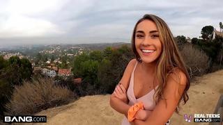 Mackenzie Mace Hikes A Mountain And Sits On A Dick - Bang! Real Teens