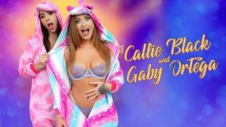 My Little Slutties featuring Callie Black and Gaby Ortega - Family Strokes