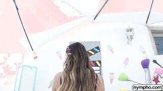 Brunette Pornstar Gianna Dior Gets Rough Doggystyle Sex And Cum On Asshole - Nympho