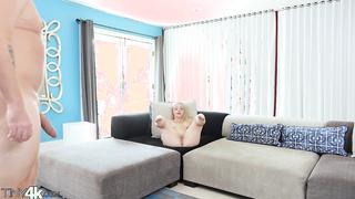 Busty and Tiny Kylie Shay Rubs Her Pussy Creamy And Get Filled Balls Deep With Huge Sausage (2023) - Tiny 4K