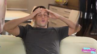 Stepsis and Her Hot Best Friend Devour Me (2023) - Simon Kitty, Tiffany Tatum - Cum Swapping Sis