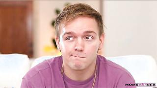 Lets Bang My Stepmom (2023) - Demi Diveena, Joshua Lewis, Spikey Dee - Moms Teach Sex